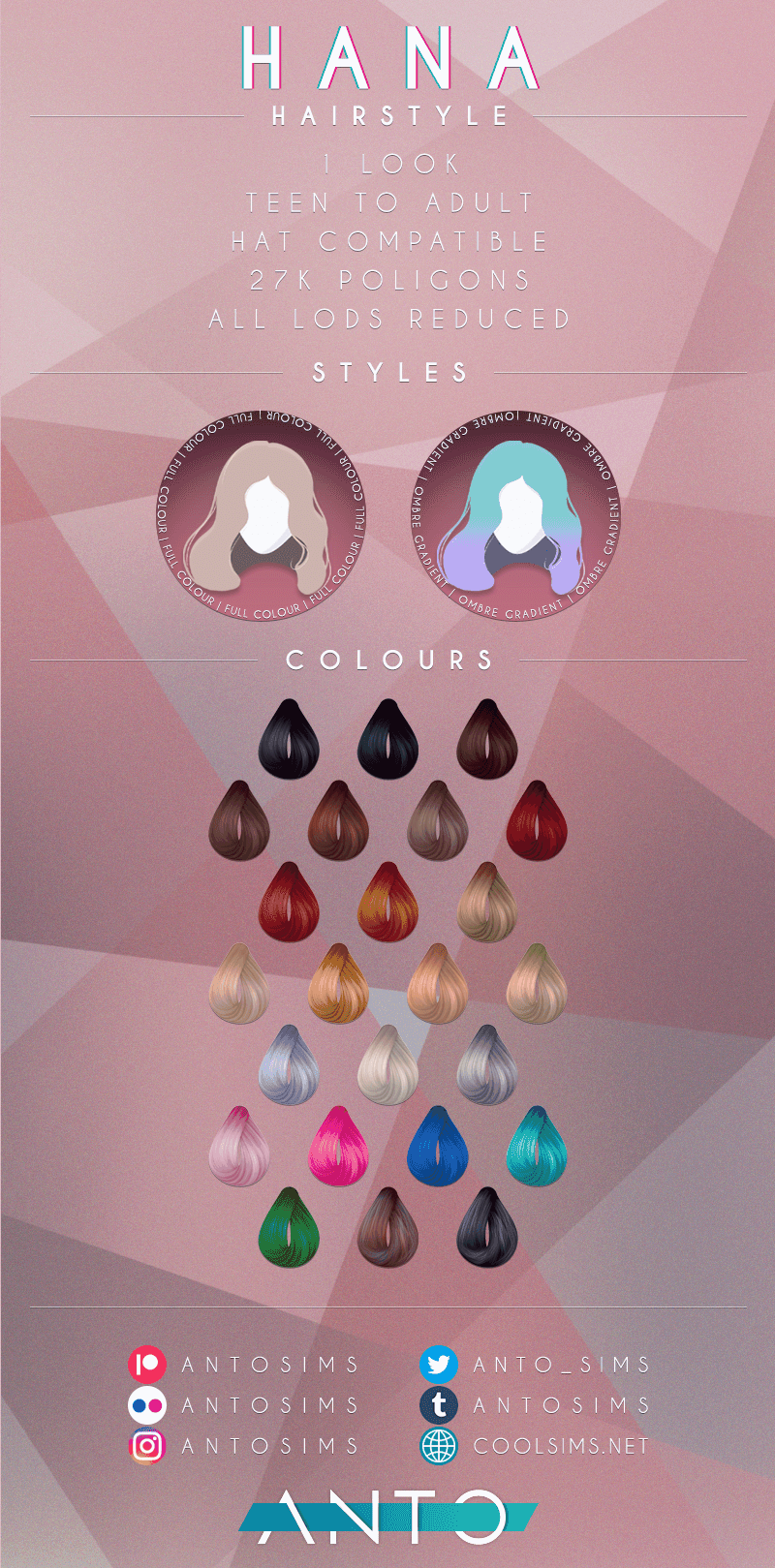 Галерея мода Прическа Hana Hairstyle #1